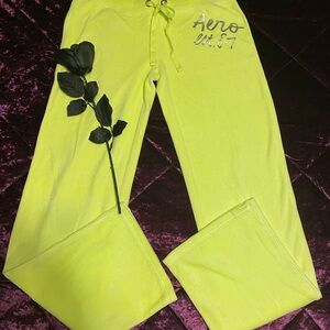 Aeropostale velour sweatpants